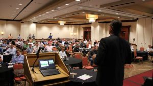 A shot of the crowd during the 2016 Precision Ag Innovations Series meeting August 29, 2016, in Des Moines, IA. 