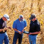 Ag Retailer and Growers with tablet WinField United