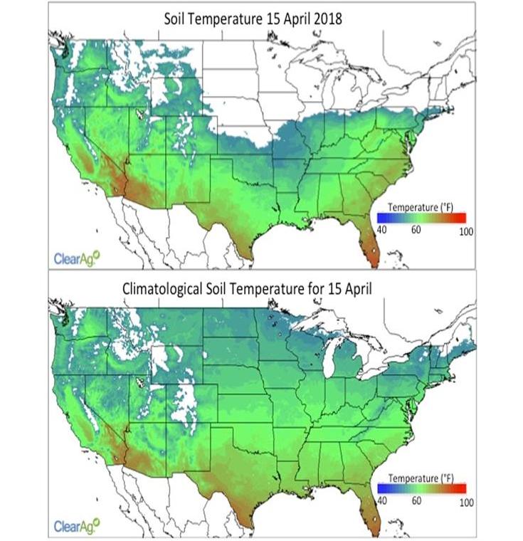 Rebounding Spring for 2018 Planting: Cold April Weather Finally Gives Way to Promising May Forecast