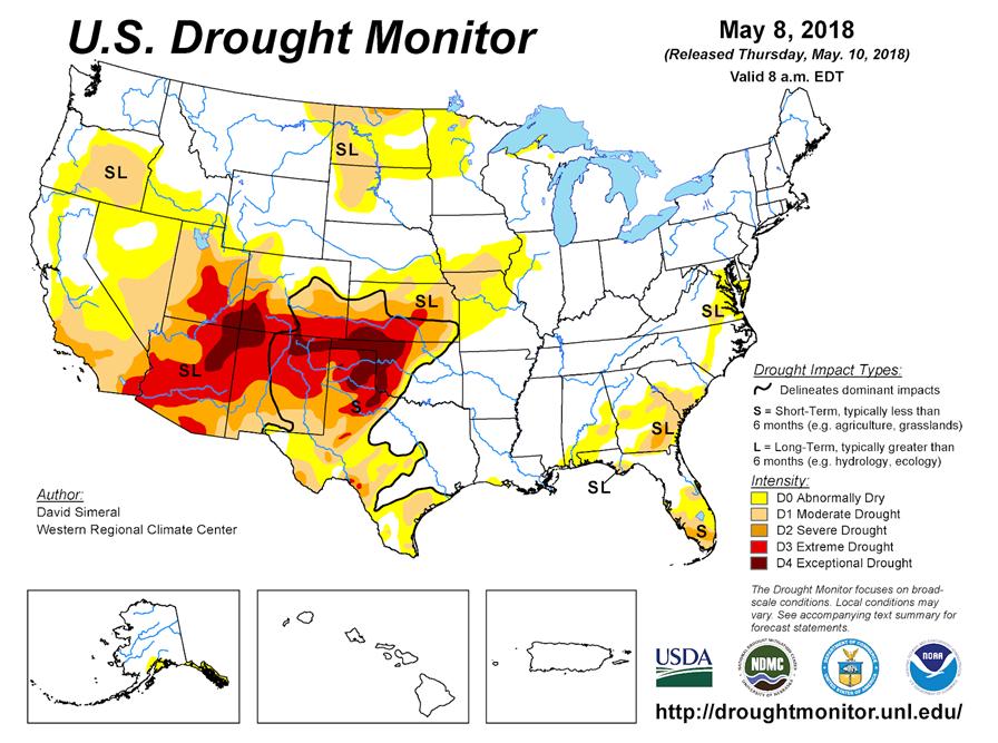 US-Drought-Monitor-Map