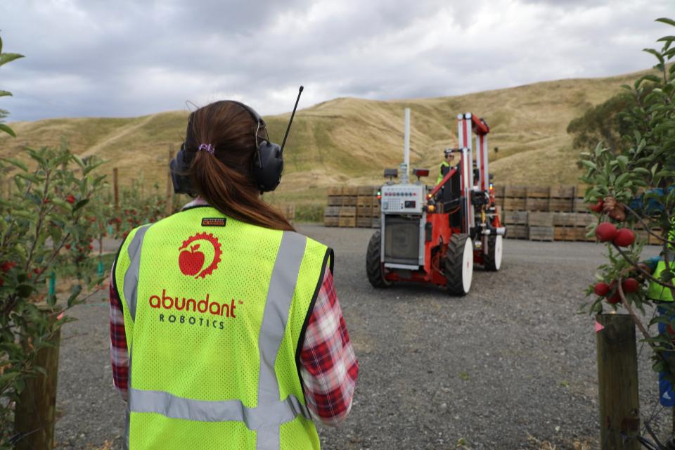 Automated harvester from Abundant Robotics.