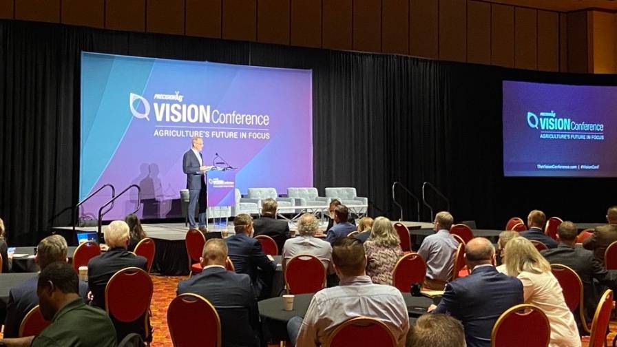 Richard Jones addresses attendees at the 2022 VISION Conference