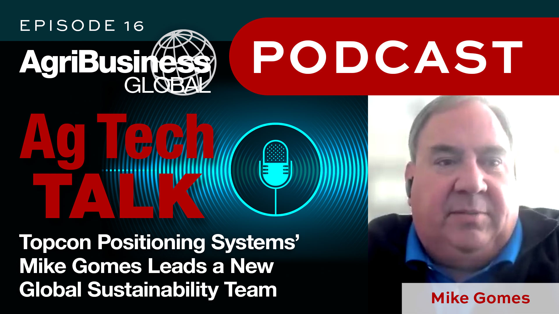 Ag Tech Talk Podcast Topcon Positioning Systems’ Mike Gomes Leads a
