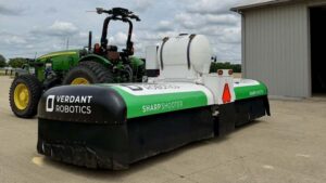 Sabanto Inc. and Verdant Robotics Announce Technical Integration of Autonomous Tractor Operation with SharpShooter Plant-Level Precision Application